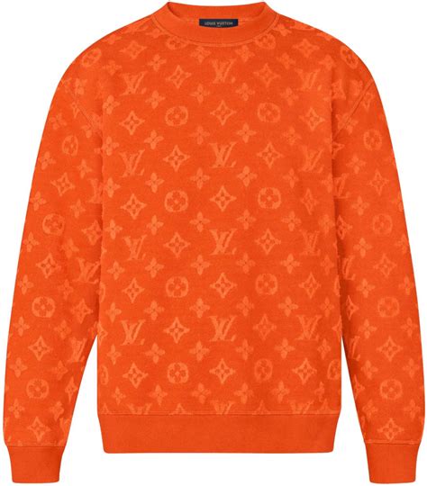 orange louis vuitton crewneck|Louis Vuitton monogram hoodie.